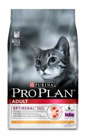Сухой корм Purina Pro Plan Adult для кошек со вкусом курицы с рисом фото
