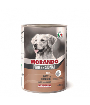 Консерва для собак Morando Professional 400г паштет с кроликом фото