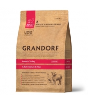 Сухой корм GRANDORF DOG Lamb&Turkey MED&MAXI ягнёнок с индейкой для собак средних и крупных пород 3 кг фото